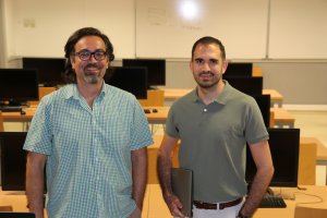 Mauricio Rodríguez López y Pedro Fernández Bosch, en la UAL