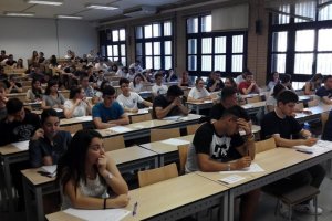 prueba de selectividad el año pasado en la Universidad de Almería.