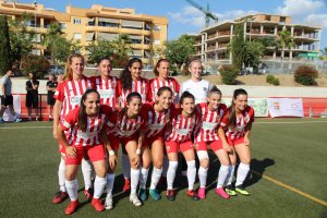 El once del Almería, en la gran final.