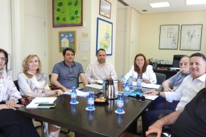 Reunión en la que la delegada ha sido nombrada presidenta de la Fundación.