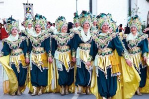 Las vestimentas son uno de los mayores atractivos de estas fiestas.