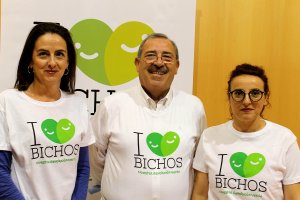 Delegada, presidente y gerente de Bioline presentaron la campaña