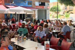 Terrazas ubicadas en la zona de Cortijo Grande en la capital.