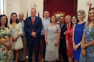 Los concejales del nuevo equipo de Gobierno cuevano.