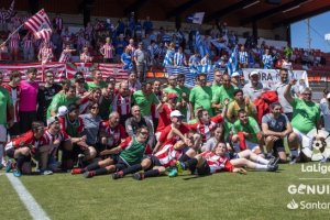 El Almería entre los grandes de la Liga.