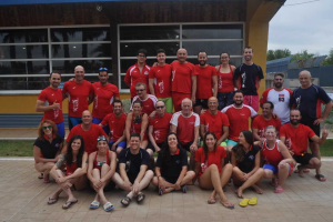 El equipo almeriense en el Andaluz.