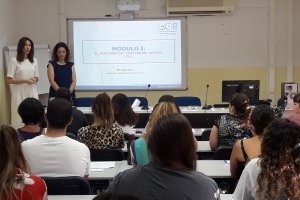 Inauguración del curso por parte de la diputada Carmen Belén López.