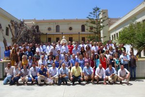 Alumnos de la promoción de 1994 que celebraron su veinticinco aniversario.