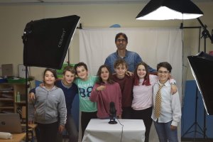 Rodaje del documental proyectado en el Parque de las Ciencias y hecho en el CPR Campo de Níjar Norte.