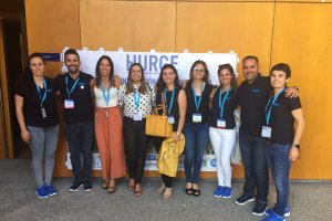 Representantes del Hospital de Poniente reconocidos en el II Congreso Internacional de Urgencias.