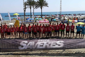 El Grupo Saveres sigue apostando por el voley playa.