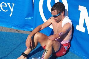 Jairo Ruiz nada más terminar la prueba en Canadá.