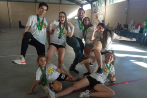 Celebrando el éxito.