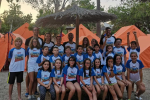 Los participantes en el Campus.