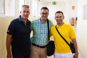 Juan Martínez Oliver, Rogelio Bucet y Sergio Domínguez.