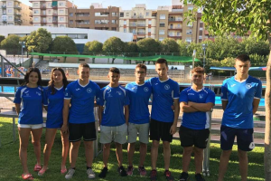 La representación ejidense en los campeonatos.