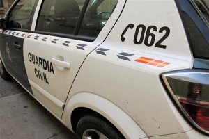 La Guardia Civil se personó en el lugar de los hechos.