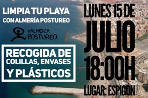 Convocatoria para limpiar las playas de Almería de colillas, envases y plásticos.