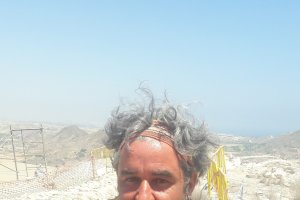 Arquelogo de  Mojacar la Vieja  José M. Martín.