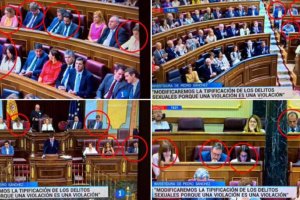 El uso de móviles durante la sesión de investidura / Twitter @Jagospierre