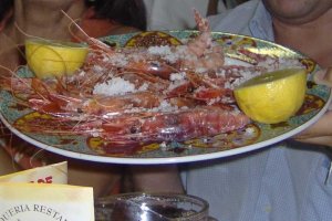 La gamba roja de Garrucha es uno de los grandes reclamos.