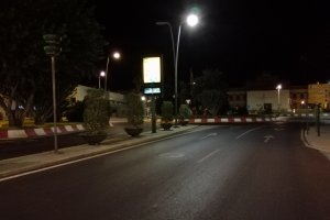 El termómetro frente a la estación registraba 34 grados a las 02:00