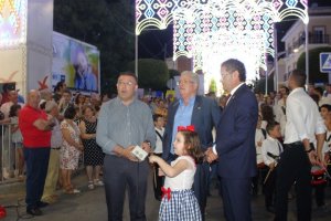 Imagen de archivo de la inauguración de las Fiestas y encendido oficial de las Fiestas de Berja.