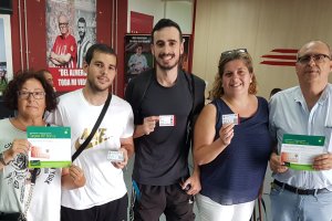 Paqui Fernández, Moisés Pérez, Joaquín García, Silvia Marín y Emilio Vicente.