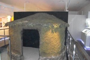 Reproducción de una vivienda del poblado  existente en el Centro de Interpretación.