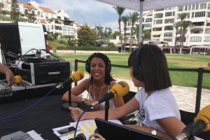 Marta Bosquet, entrevistada el pasado viernes en Aguadulce en el programa ‘Hoy por Hoy’ de Cadena SER.