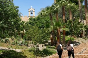 La Junta prevé que la restauración de la Torre del Saliente de la Alcazaba esté concluida a final de año.