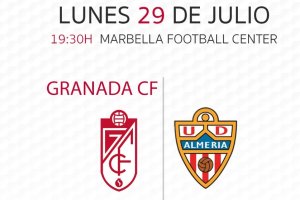 El cartel del partido.