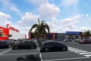 Imagen virtual del futuro Parque Comercial de El Canario.