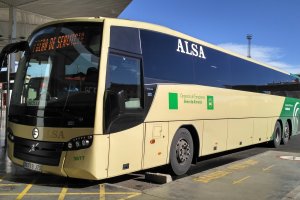 Un bus del Consorcio de Transporte de Almeria