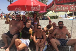 Visitantes que  vinieron al festival desde la Rioja, Córdoba, Jaén y Madrid