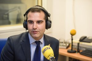 Fernández-Pacheco, en los estudios de la Cadena SER.