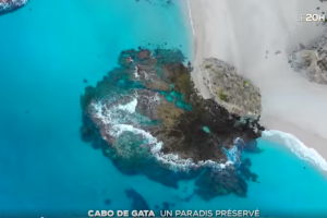 Escena del reportaje emitido por la TF1.