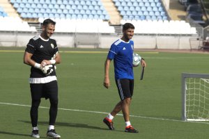 René Román y Pedro Emanuel en el Mediterráneo.