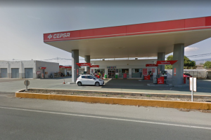 Captura de imagen de Google Maps de la Estación de Servicio Los Ángeles.