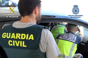 Imagen de la operación conjunta entre Guardia Civil y Policía Nacional.