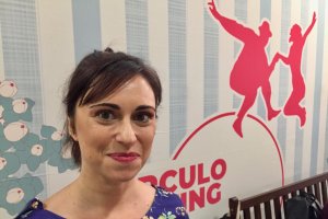 La almeriense Esther Molina participa en Kansas en un festival con un corto que protagoniza y que ha coescrito.