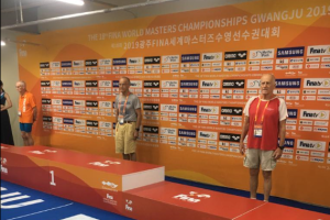 El podio del Mundial.