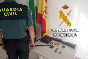 Droga encontrada en el punto de venta.