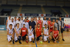 Los protagonistas del balonceso.