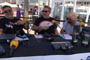 El concejal de Cultura, Diego Cruz y Jess Fabric