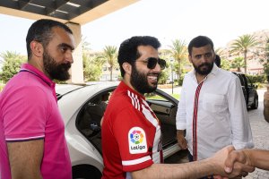 Turki Al-Sheikh en el Hotel Golf Almerimar.