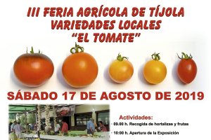 Cartel anunciador de la Feria Agrícola de Tíjola