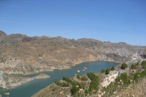 El pantano de Cuevas contiene sólo un 8,5% de su capacidad