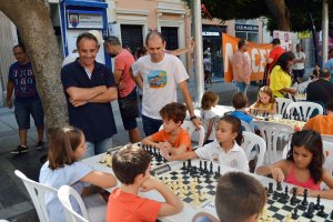 Imagen de archivo del Torneo Infantil de Ajedrez de la Feria de Almería 2018.