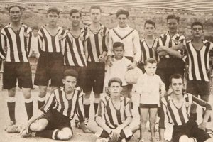 Peña Deportiva de Garrucha. Hacia 1929. Foto: Juan Grima